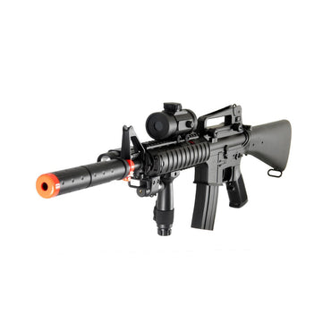 Double Eagle M16 M83B2 FPS-200 Electric Airsoft Assault RIS AEG Rifle