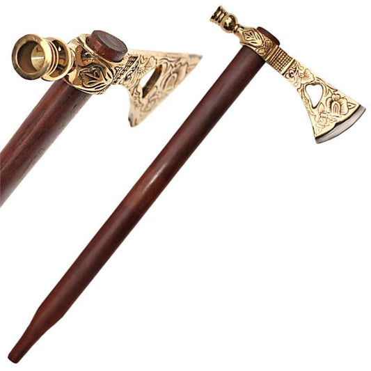 Brass Pipe Hawk Traditional Axe