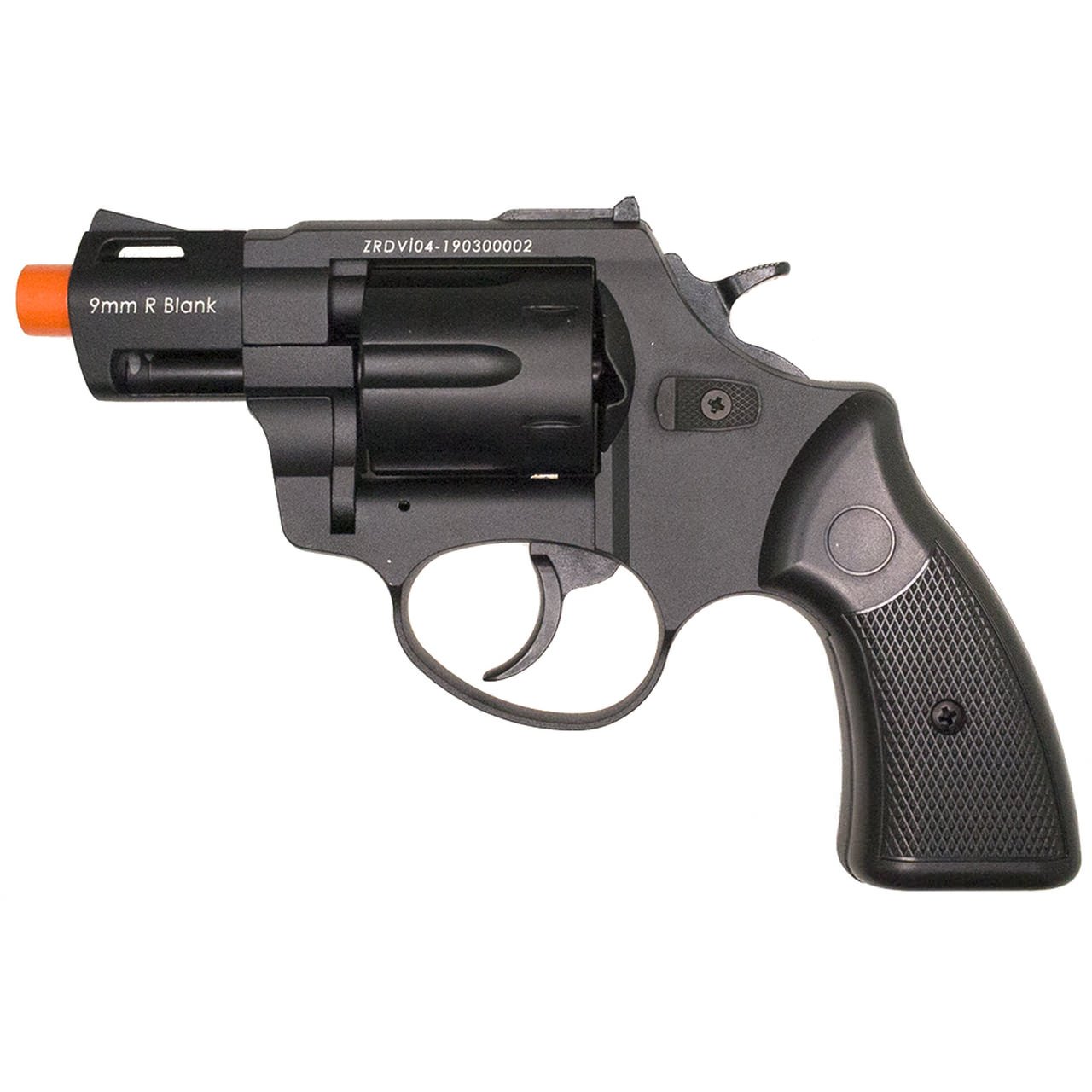 Zoraki R2 2" Barrel - Front Firing Blank Gun Revolver Black