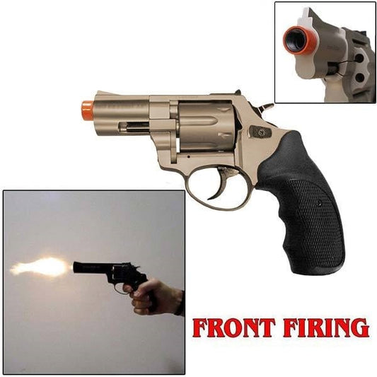 Zoraki R1 2.5" Barrel - Front Firing Blank Gun Revolver Satin Finish