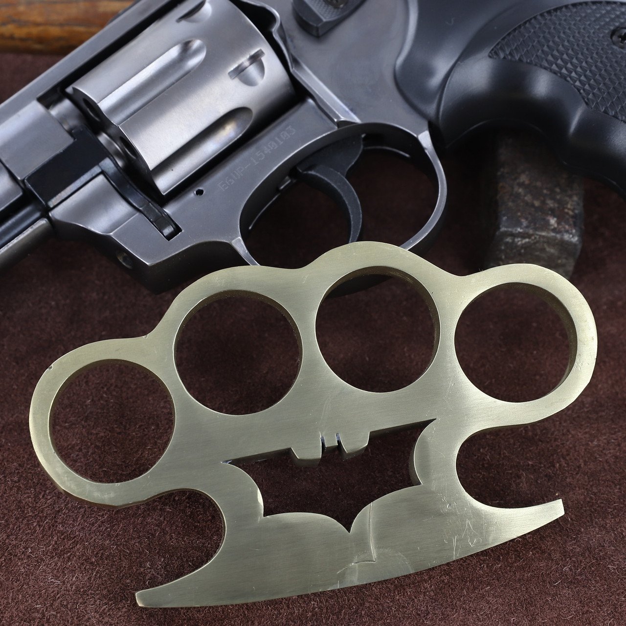 Dark Knight Pure Solid Brass Knuckle Paper Weight Accessory