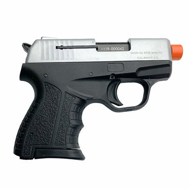 Zoraki M807 Satin Finish - 8MM Front Firing Blank Pistol Semi-Auto Gun