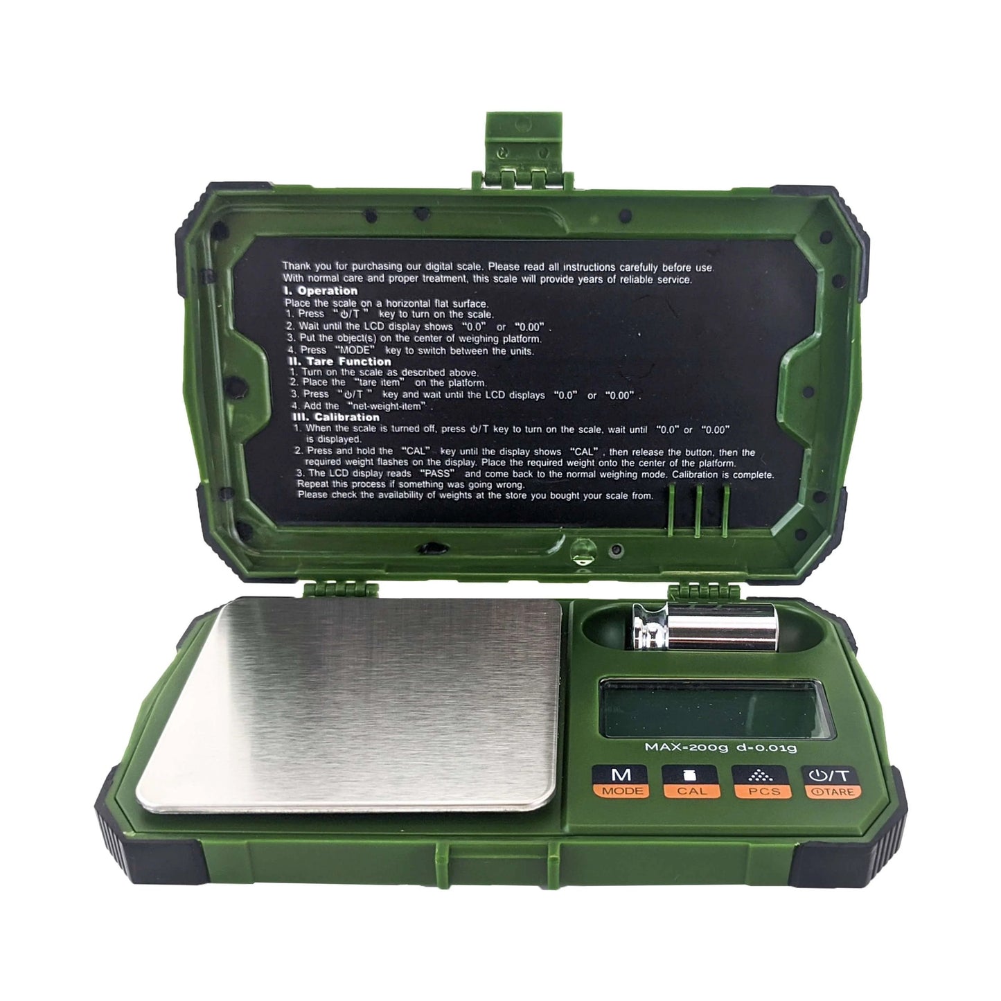 Fuzion Armoured Mini Digital Pocket Scale, 200g x 0.01g