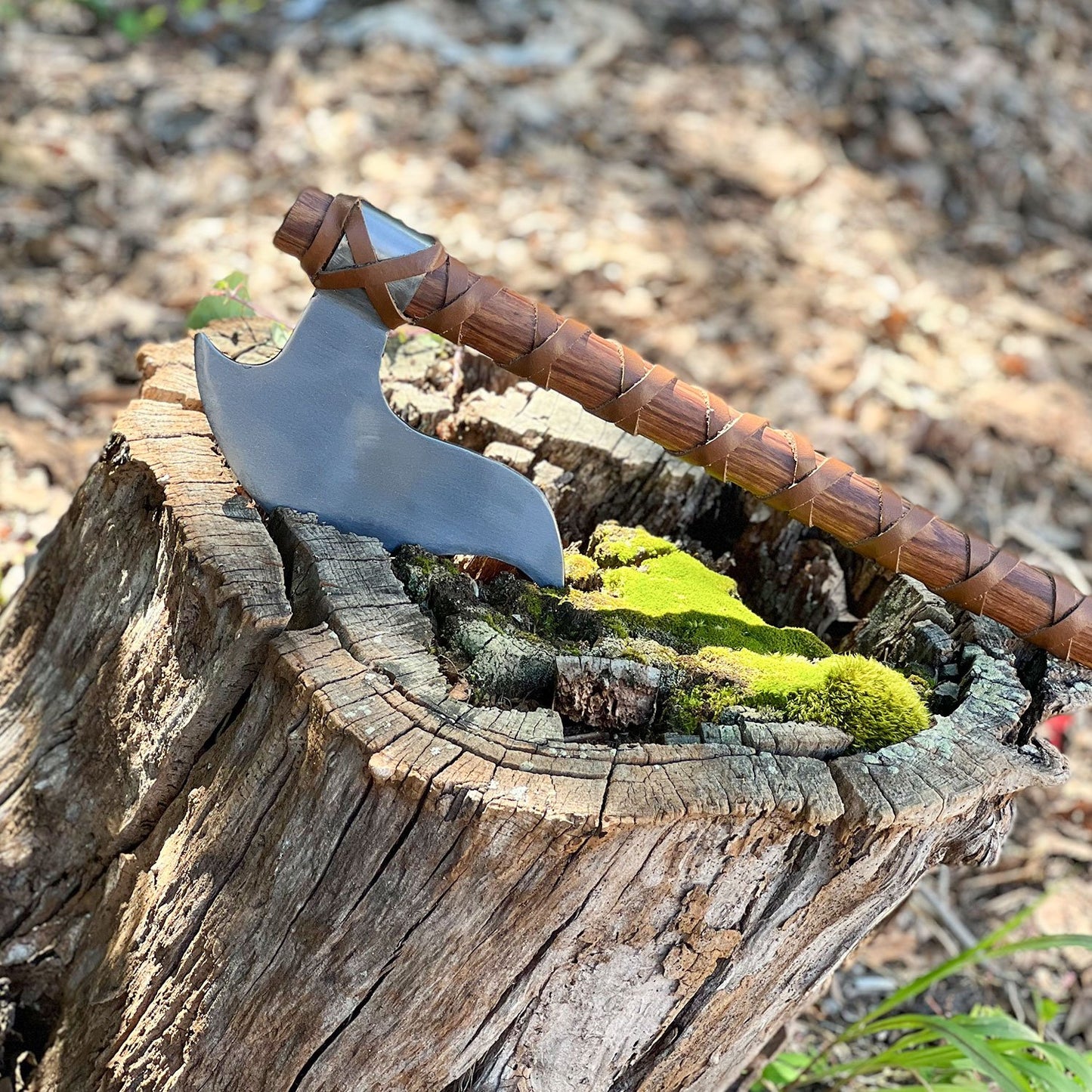 Custom Hand Forged High Carbon Steel Medieval Battle Axe