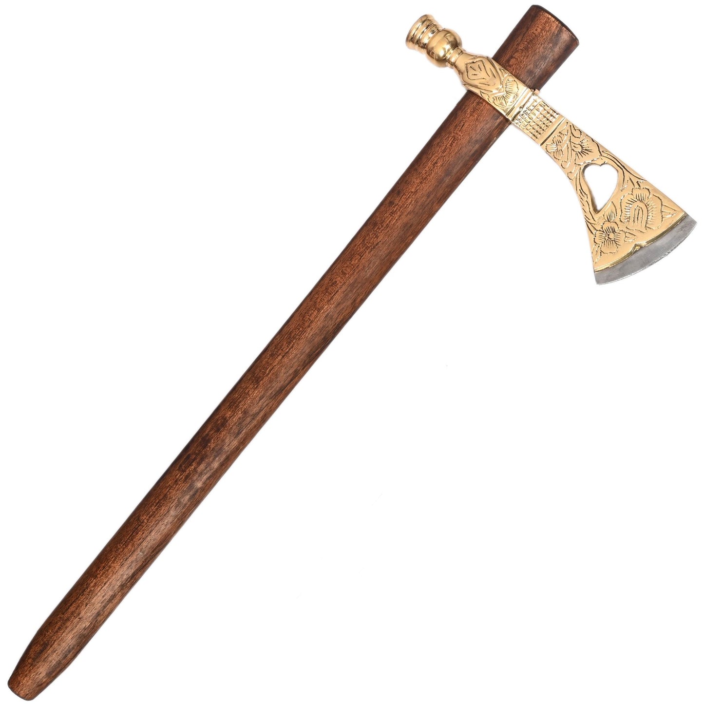 Brass Pipe Hawk Traditional Axe