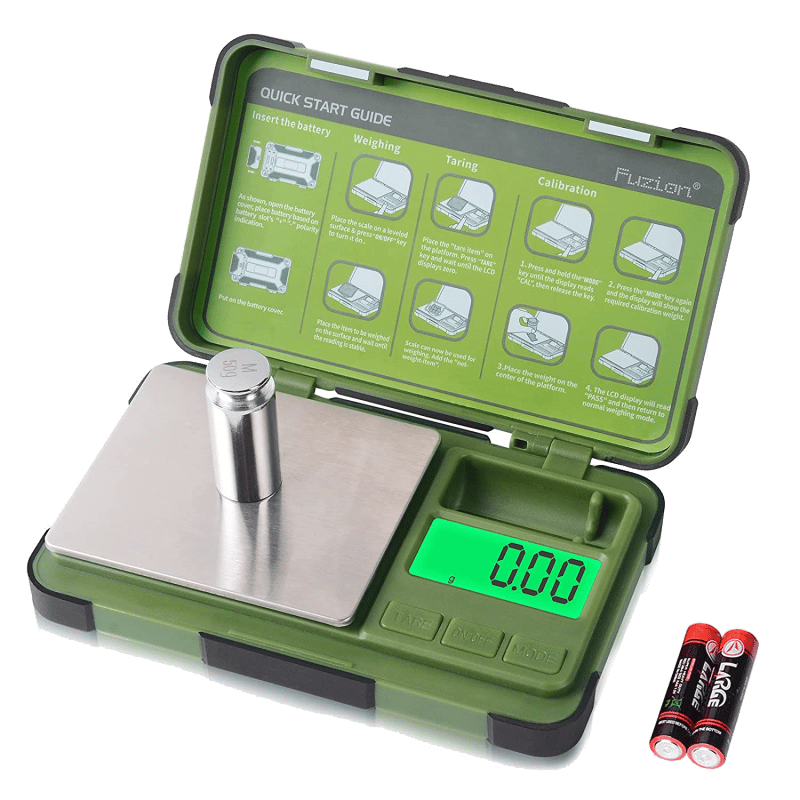 Fuzion Digital Pocket Scale 200g x 0.01g, Gram Scale with 6 Units Conversion