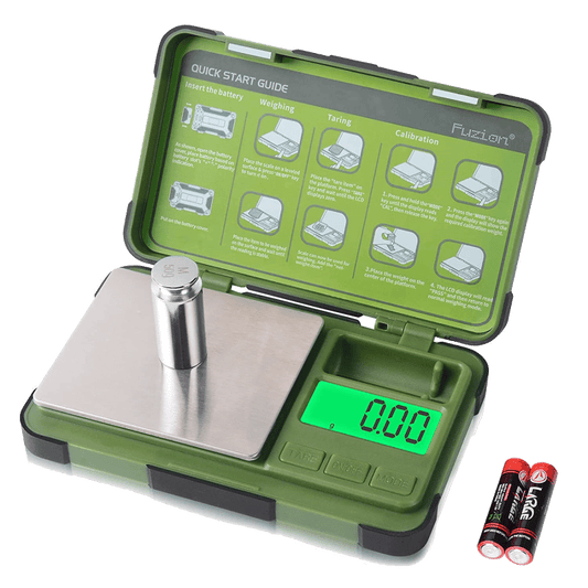 Fuzion Digital Pocket Scale 200g x 0.01g, Gram Scale with 6 Units Conversion