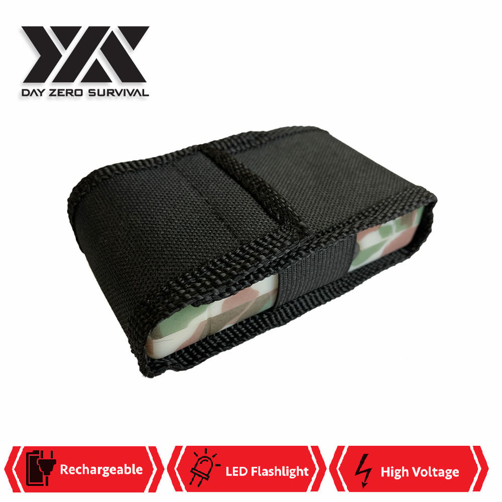 DZS 10 Million Volt Self Defense Army Camo Stun Gun Rechargeable