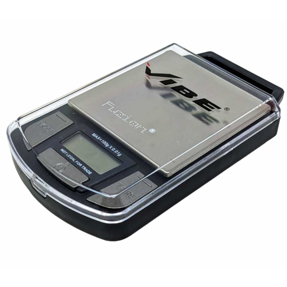 Fuzion Vibe Digital Pocket Scale 100g x 0.01g - With Calibration Weight