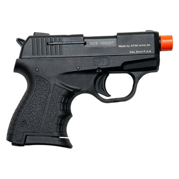 Zoraki M2807 Black Finish - 8MM Front Firing Blank Pistol Semi-Auto Gun