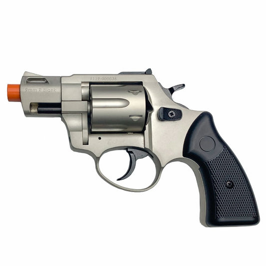 Zoraki R2 2" Barrel - Front Firing Blank Gun Revolver Satin Finish