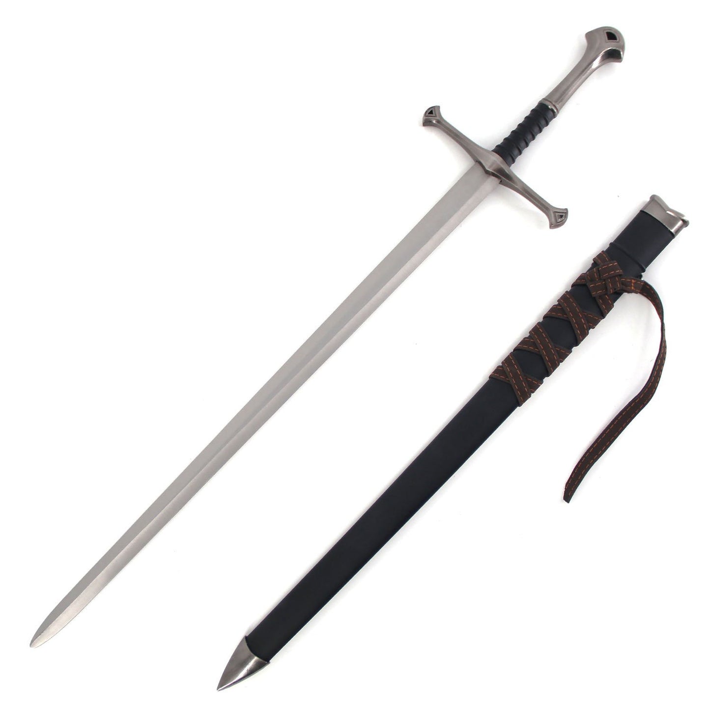 24 Inch Stainless Steel Ranger Short Sword with Scabbard