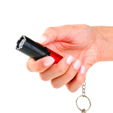 Electra Concealed Red Lipstick Stun Gun 3 Million Volt with 100-Lumen Flashlight