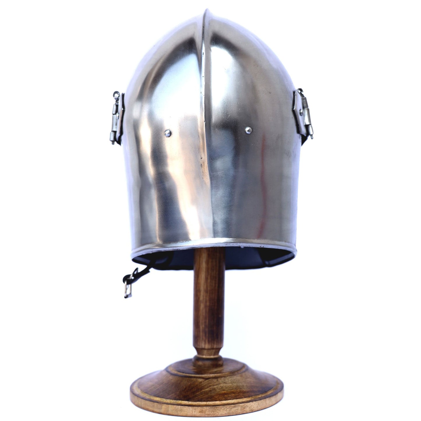 Medieval Visored Barbuta Helmet