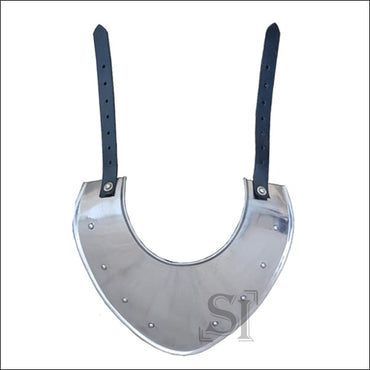 Medieval Gorget Neck Plate Armor 16 Gauge Steel