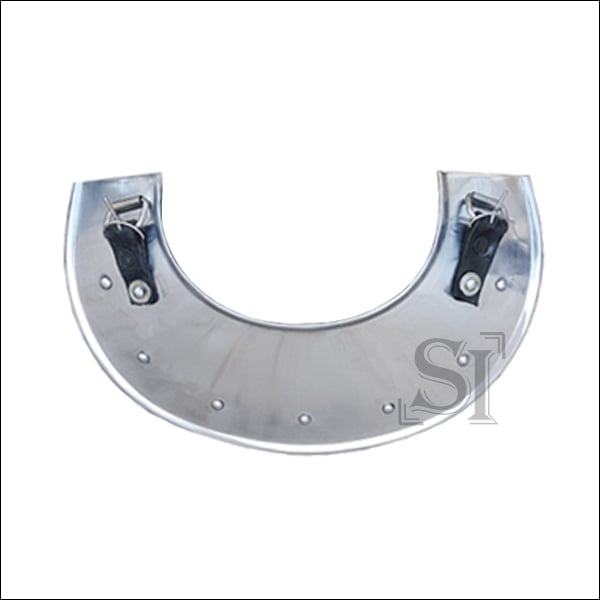 Medieval Gorget Neck Plate Armor 16 Gauge Steel