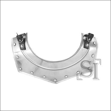 Renaissance Armor Gorget Neck Plate 16 Gauge Steel