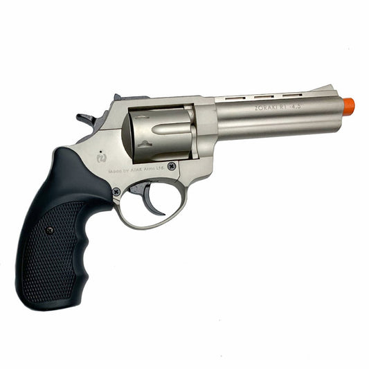 Zoraki R1 4.5" Barrel - Front Firing Blank Gun Revolver Satin Finish