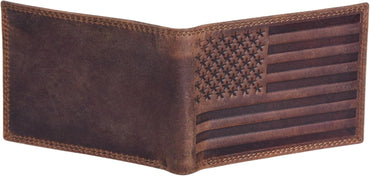 Hunter Wallet Bifold American Flag