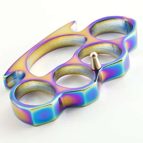 Rainbow Titanium Heavy Duty Buckle Paperweight