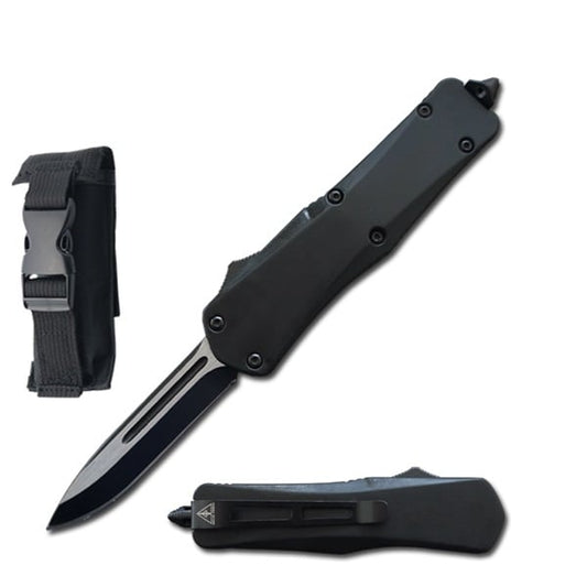 7" Black Tactical Recon OTF Combat Knife