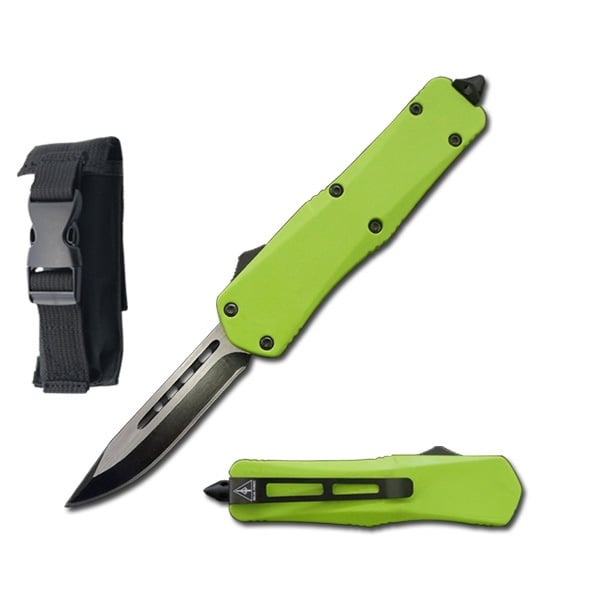 7" Green Tactical Recon OTF Combat Knife