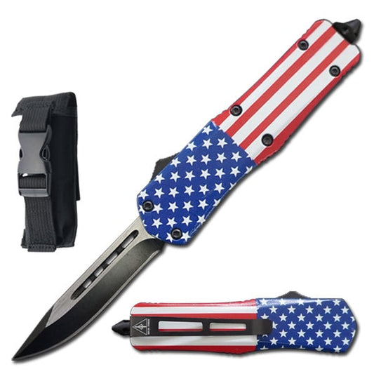 7" American Flag Tactical Recon OTF Combat Knife