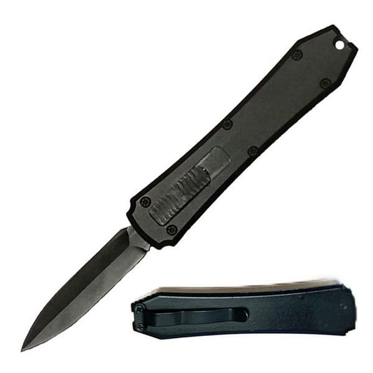5.25 Black Miniature Automatic Out The Front Knife