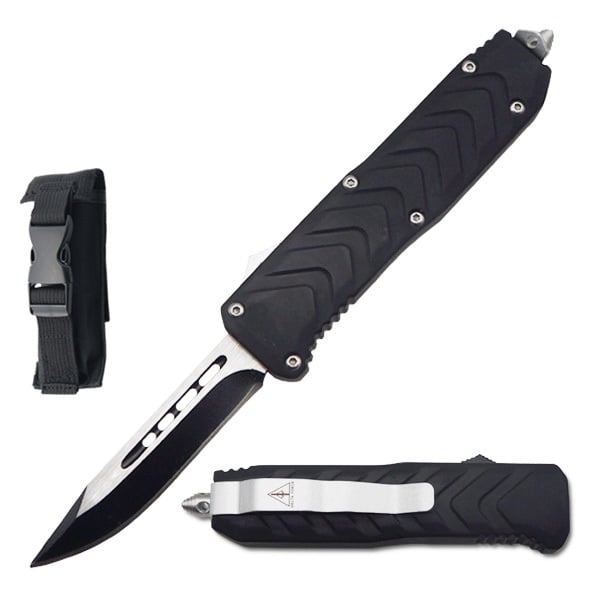 7" Dynamic Beam Drop Point Blade Automatic OTF Knife