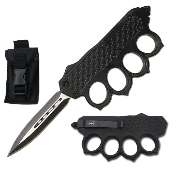 9 Inches Overall Tactical Knuckle OTF Knife