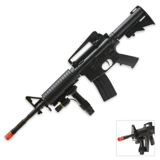 New 320 fps Spring Airsoft M4A1 Carbine Rifle - Laser