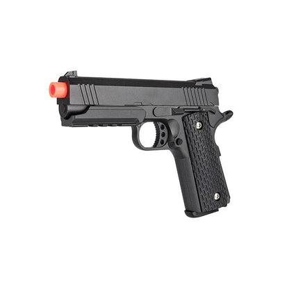 Full Metal 1911 Warrior Spring Airsoft P istol, Shoots 255 FPS