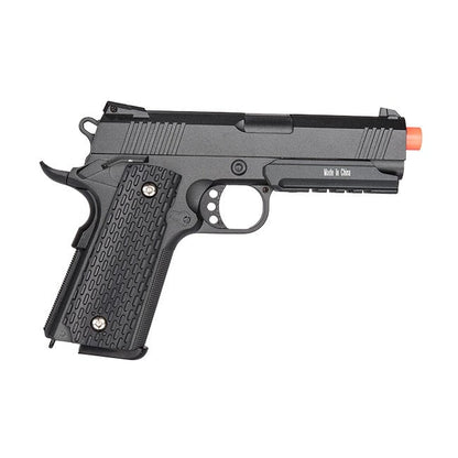 Full Metal 1911 Warrior Spring Airsoft P istol, Shoots 255 FPS