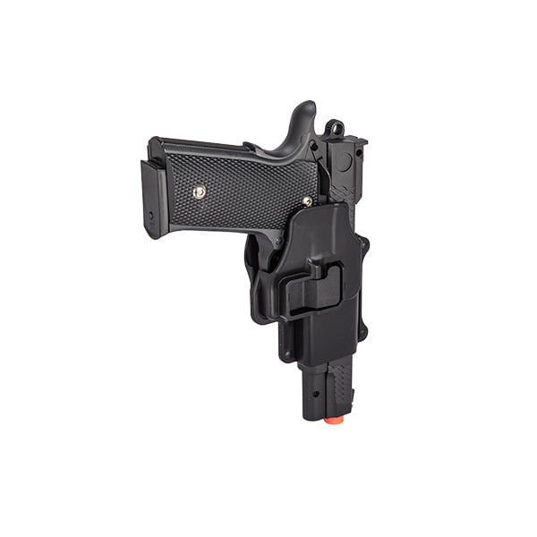 G20H Full Metal M945 Airsoft Spring Hand Gun with Quick Release Holster