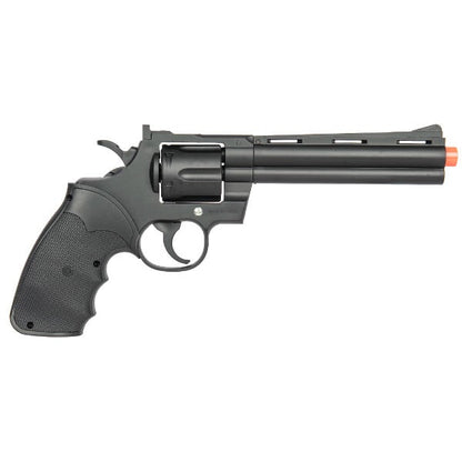 G36B Spring Powered Airsoft Revolver Old West BLACK