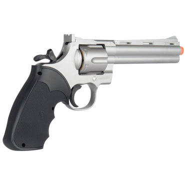 G36B Spring Powered Airsoft Revolver Old West Silver