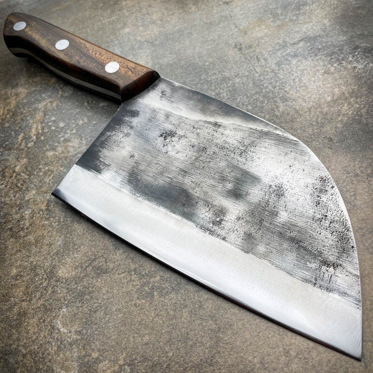 Butcher Knife Handmade Forged Kitchen Chef Knives Carbon Steel Cleaver