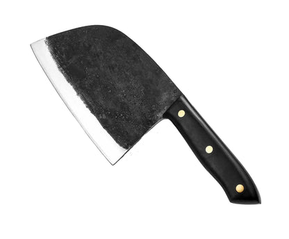 Butcher Knife Handmade Forged Kitchen Chef Knives Carbon Steel Cleaver