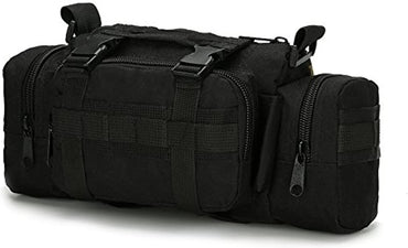 Tactical MOLLE Attachable Military Range Gear Shoulder Bag BLACK