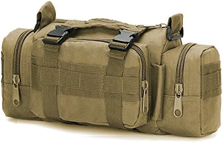 Tactical MOLLE Attachable Military Range Gear Bag DESERT TAN