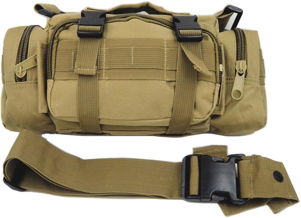 Tactical MOLLE Attachable Military Range Gear Bag DESERT TAN