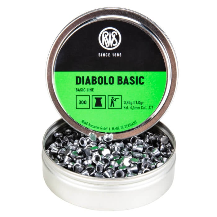 Rheinisch-Westfalische RWS Diabolo Air Gun Ammo .177 Basic Line