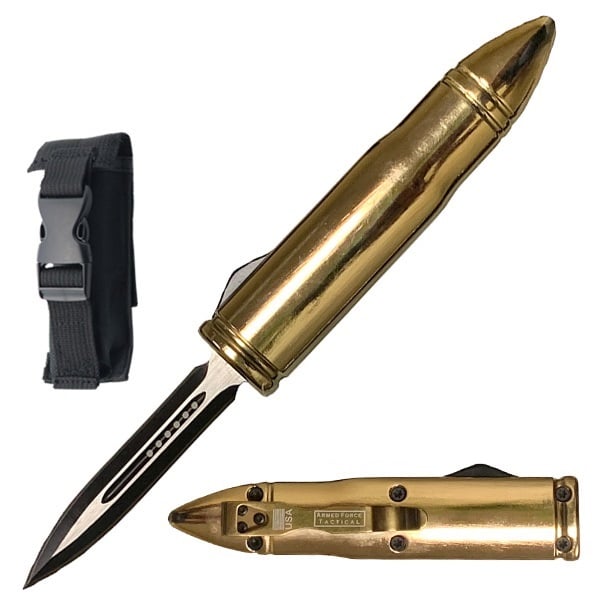 8.75" Golden Bullet Out Of The Front OTF Automatic Knife