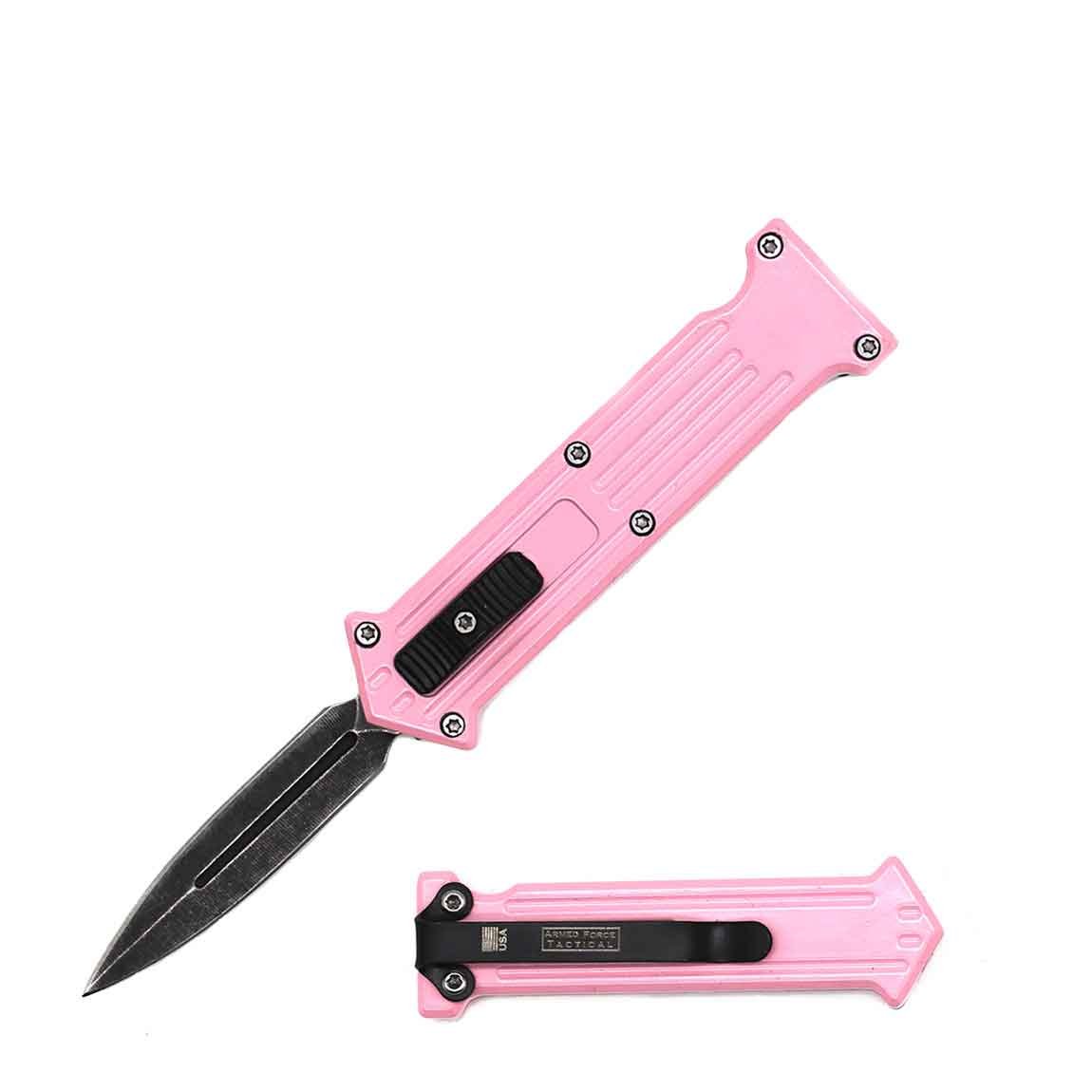 5" Pink Double Action MINI JOKER OTF Automatic knife
