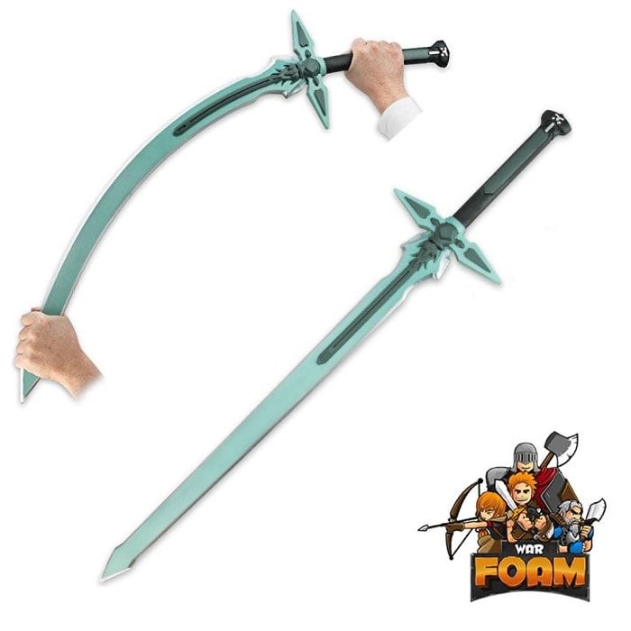 Kirito Kirigaya Dark Repulsor Foam LARP Sword SAO Cosplay Costume