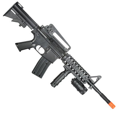 P1158B Spring Airsoft M4 M4A1 Replica Carbine Assault Rifle with Foregrip