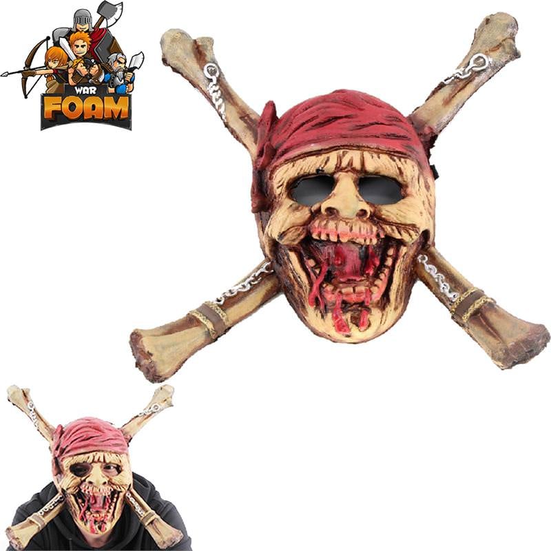 Dead Men Pirate Skull CrossBones Mask For Cosplay Halloween Masquerade