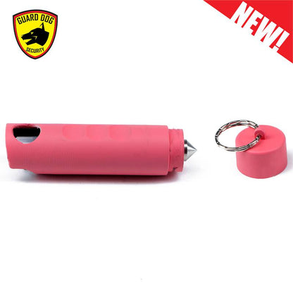 Harm & Hammer Spiked Pepper Spray PINK Glass Breaker Combo Punch