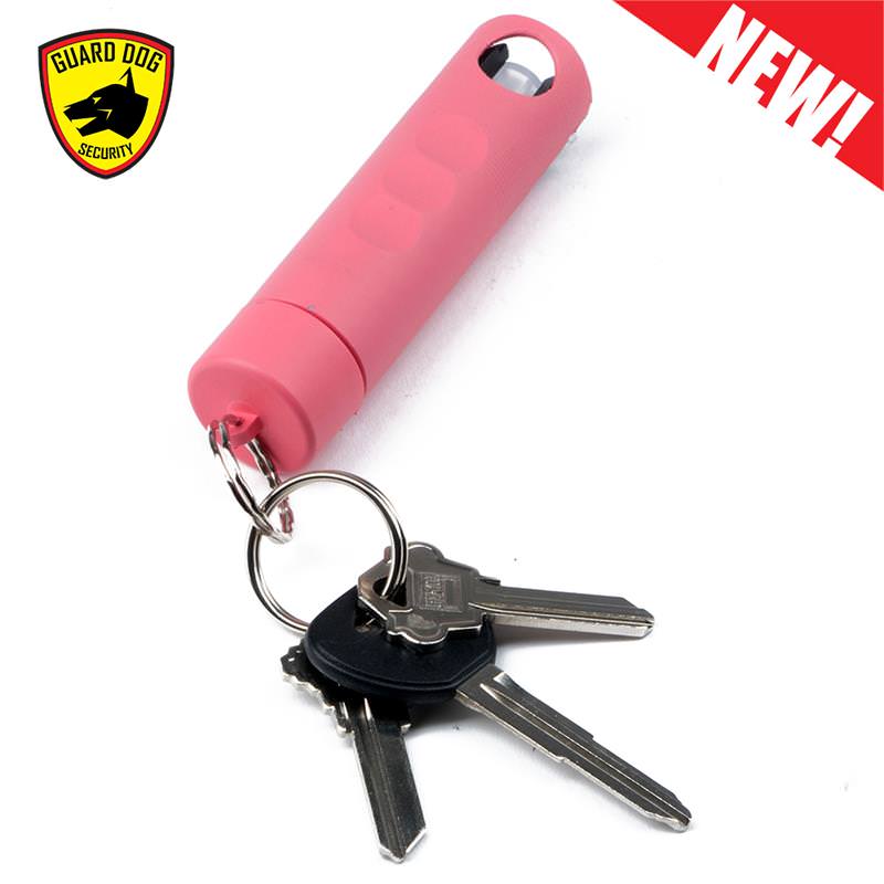 Harm & Hammer Spiked Pepper Spray PINK Glass Breaker Combo Punch