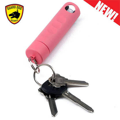 Harm & Hammer Spiked Pepper Spray PINK Glass Breaker Combo Punch